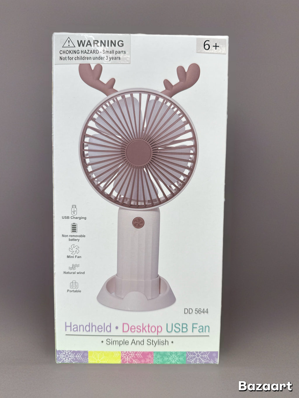 Portable fan Handheld desktop